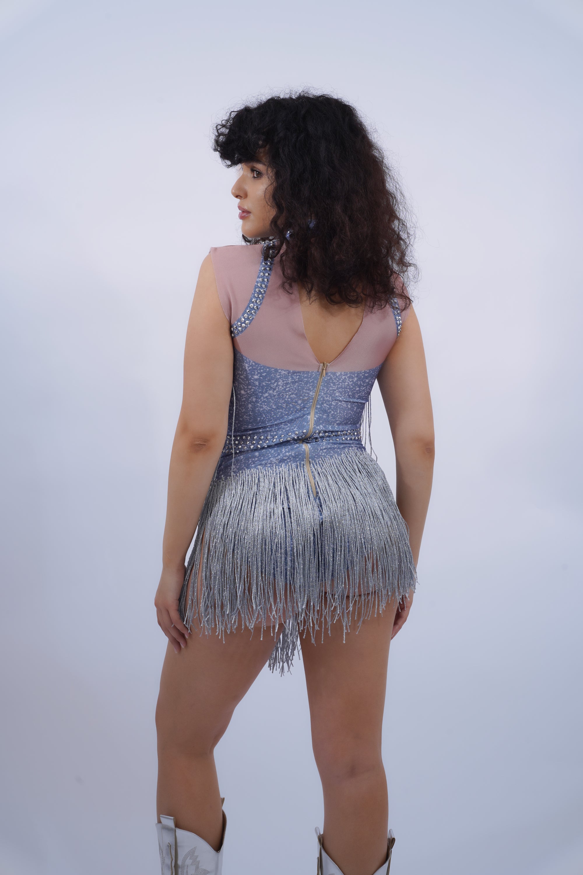 Glitter Rhinestone Bodysuit