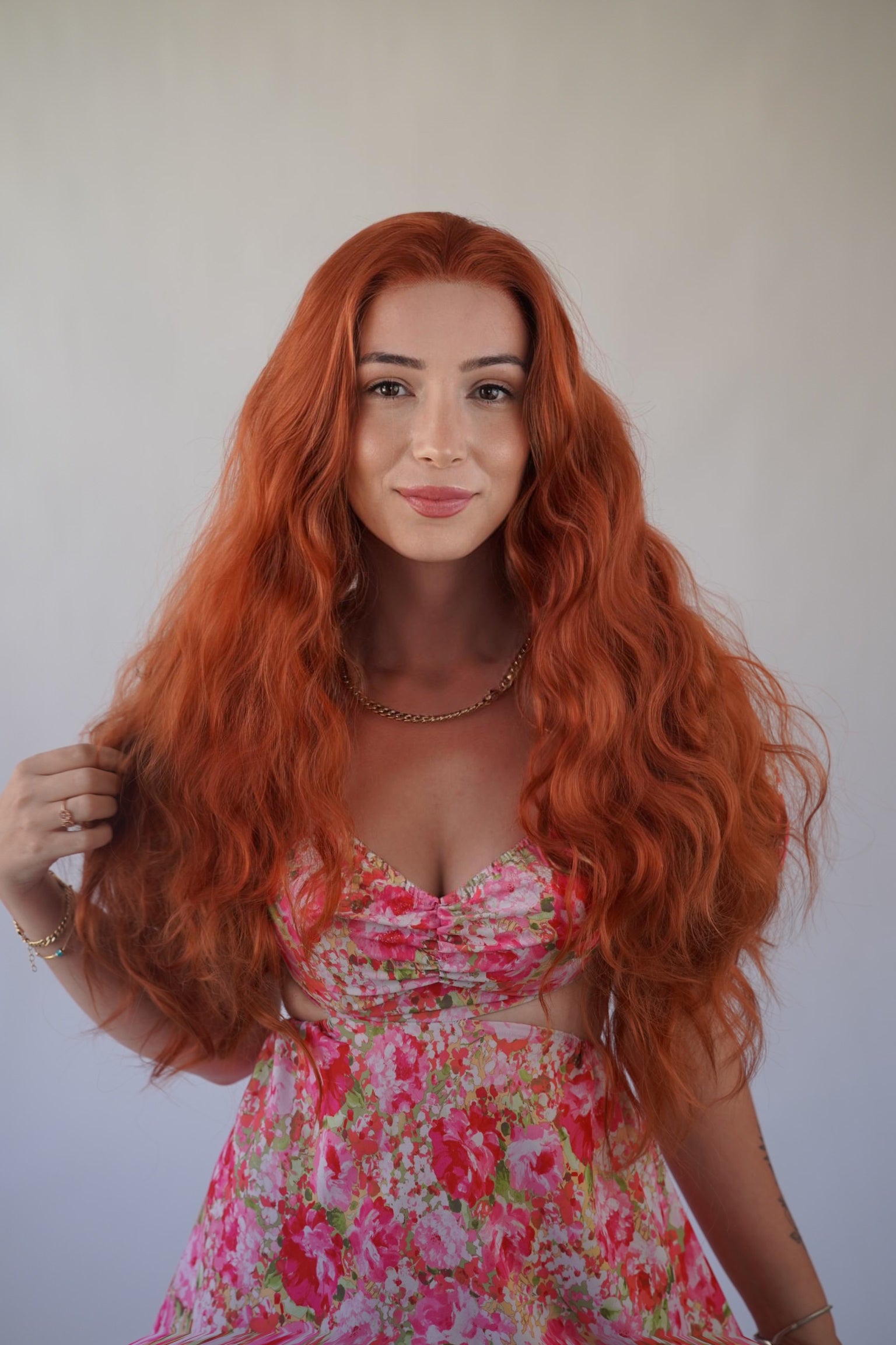 13x4 Ginger Lace Front Wig Cosplay Merida Wig Glueless Wig