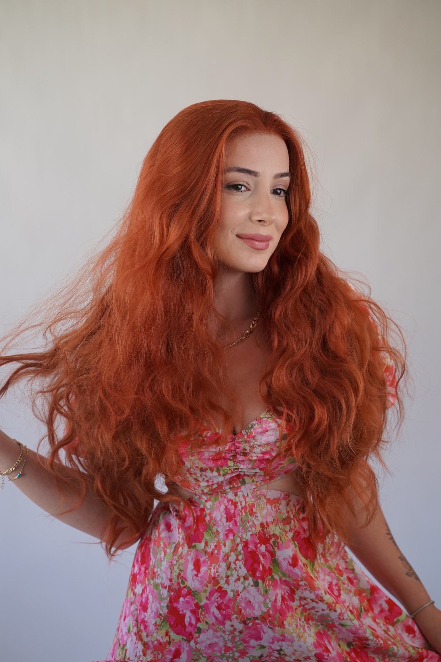 13x4 Ginger Lace Front Wig Cosplay Merida Wig Glueless Wig