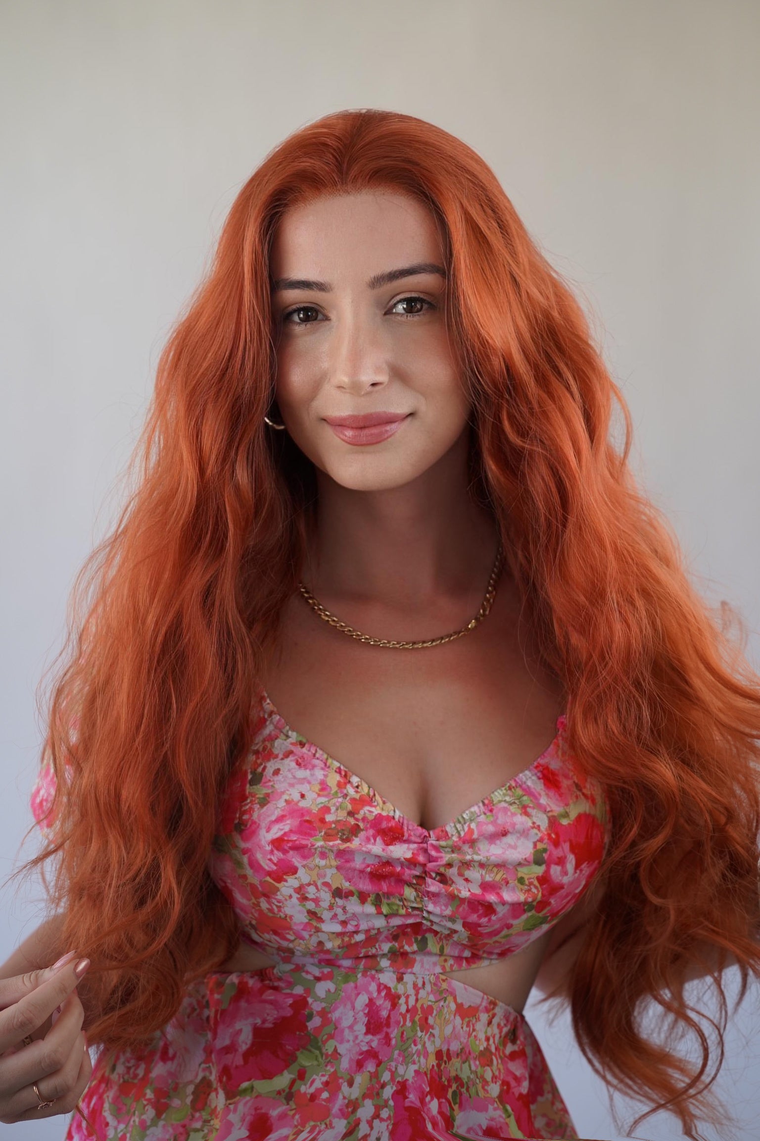 13x4 Ginger Lace Front Wig Cosplay Merida Wig Glueless Wig