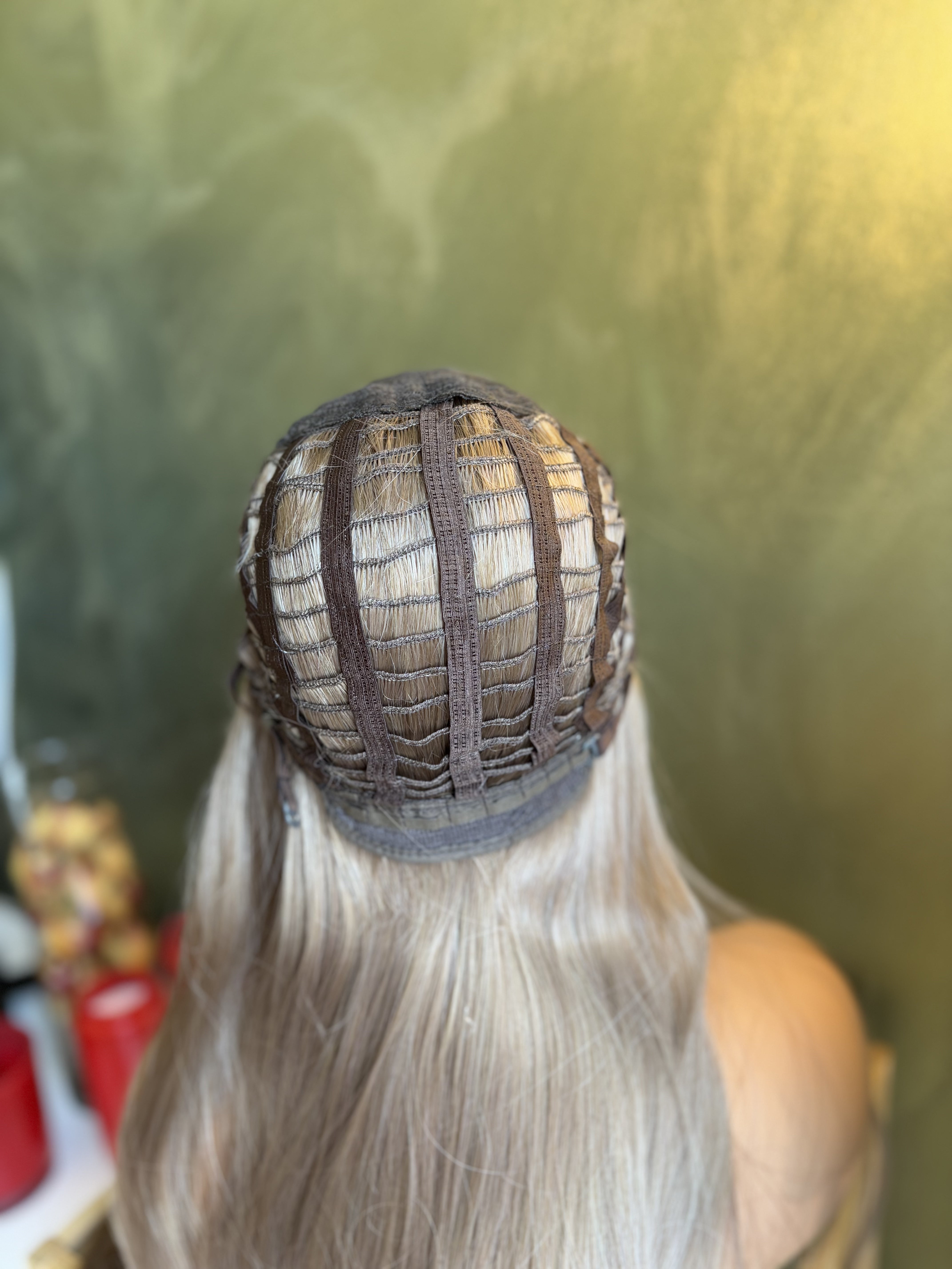 Golden Blonde Wig with Bangs | Cosplay Wigs | Honey Blonde Natural Wig with Bangs 26 inches