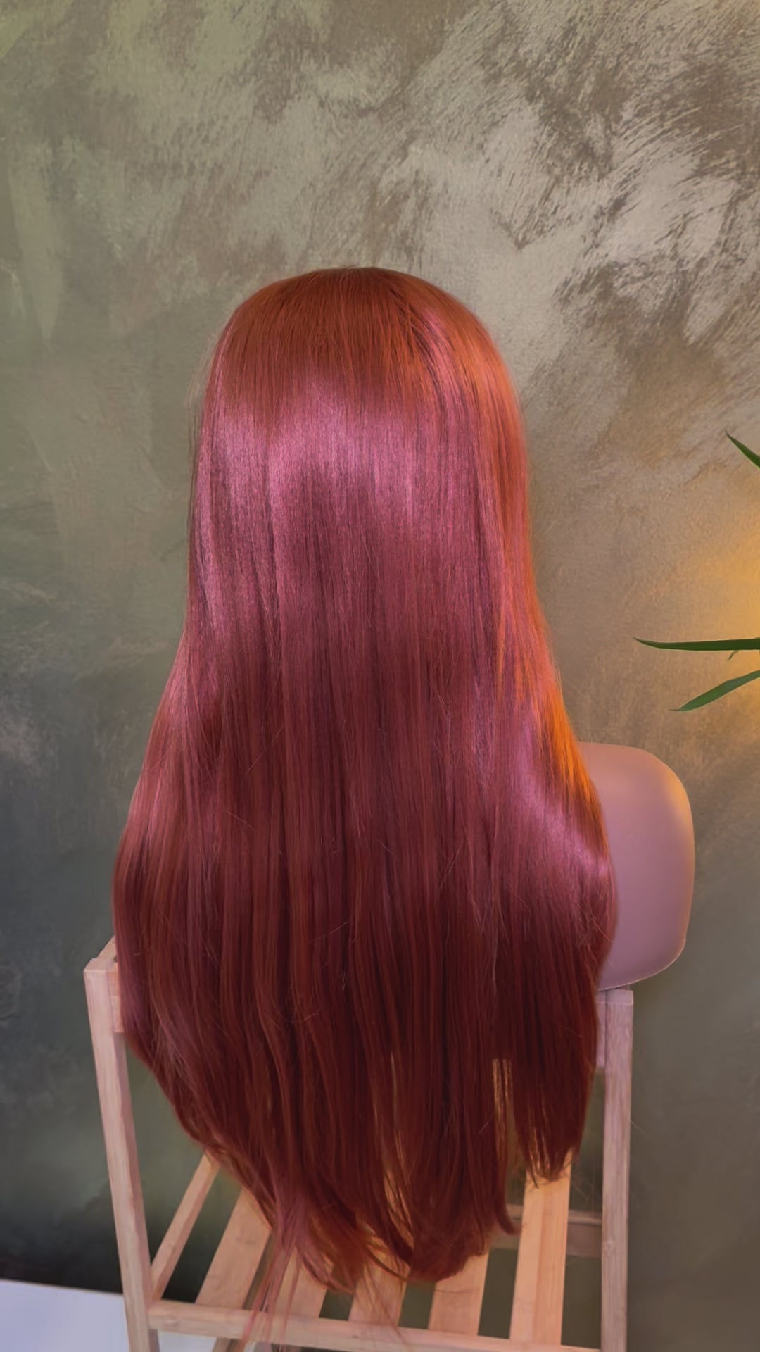 Straight Orange Ginger 13 x 4 Lace Front Wig Gluelesss Wig Cosplay Party Hair Drag Queen Wig