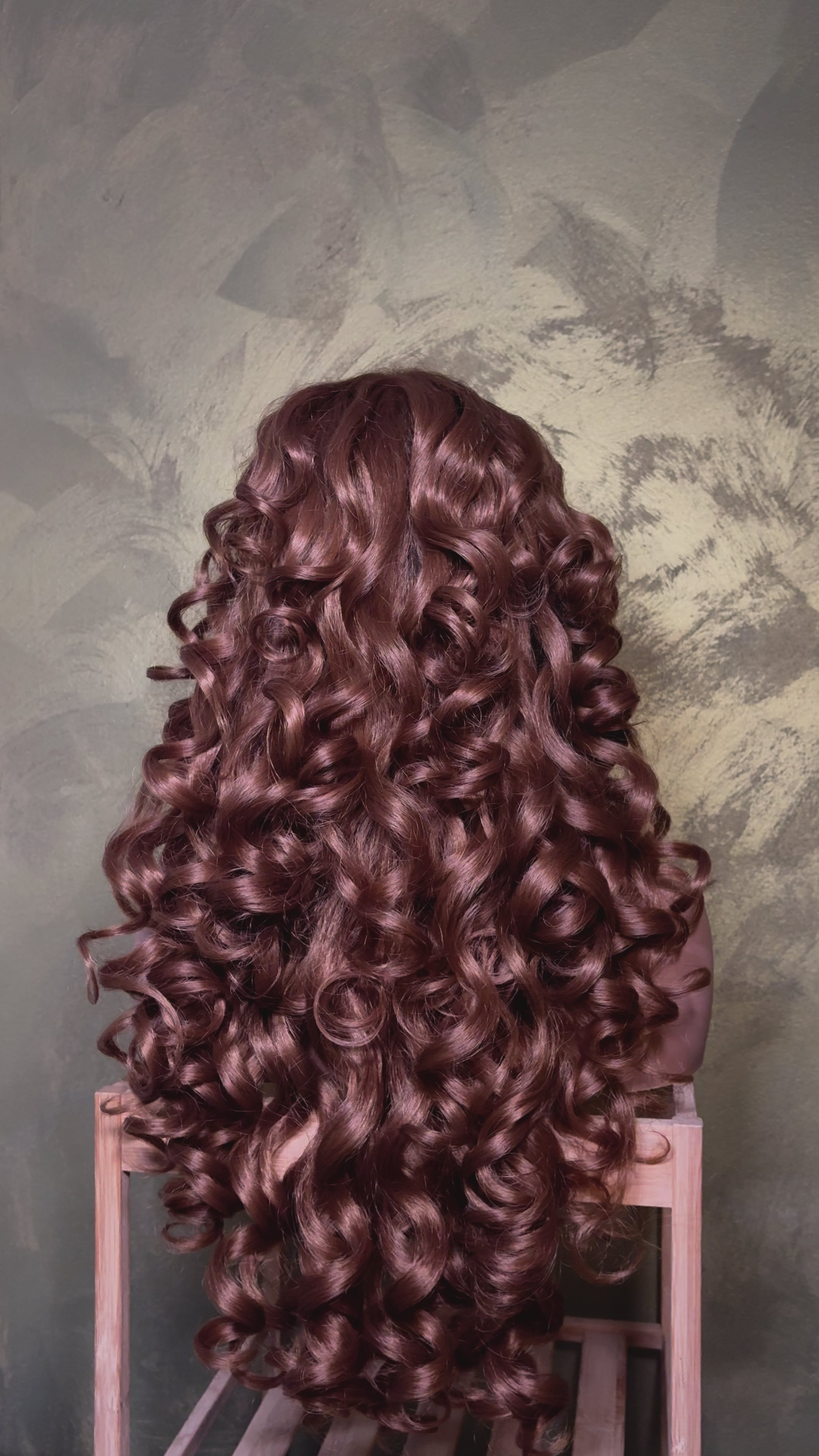 Long Curly Caramel Brown 13x6 HD Lace Front Wig Glueless Wig