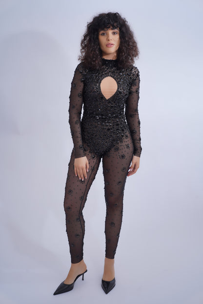 Diamond Sheer Catsuit