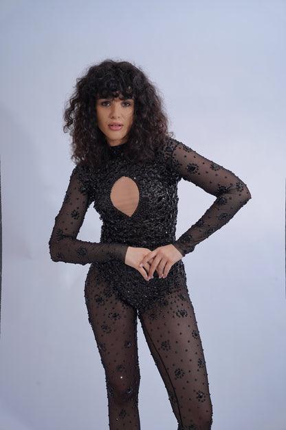 Diamond Sheer Catsuit