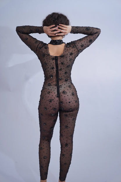 Diamond Sheer Catsuit