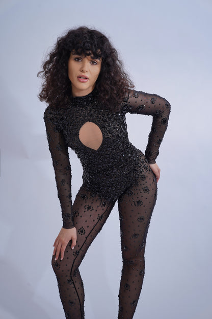 Diamond Sheer Catsuit