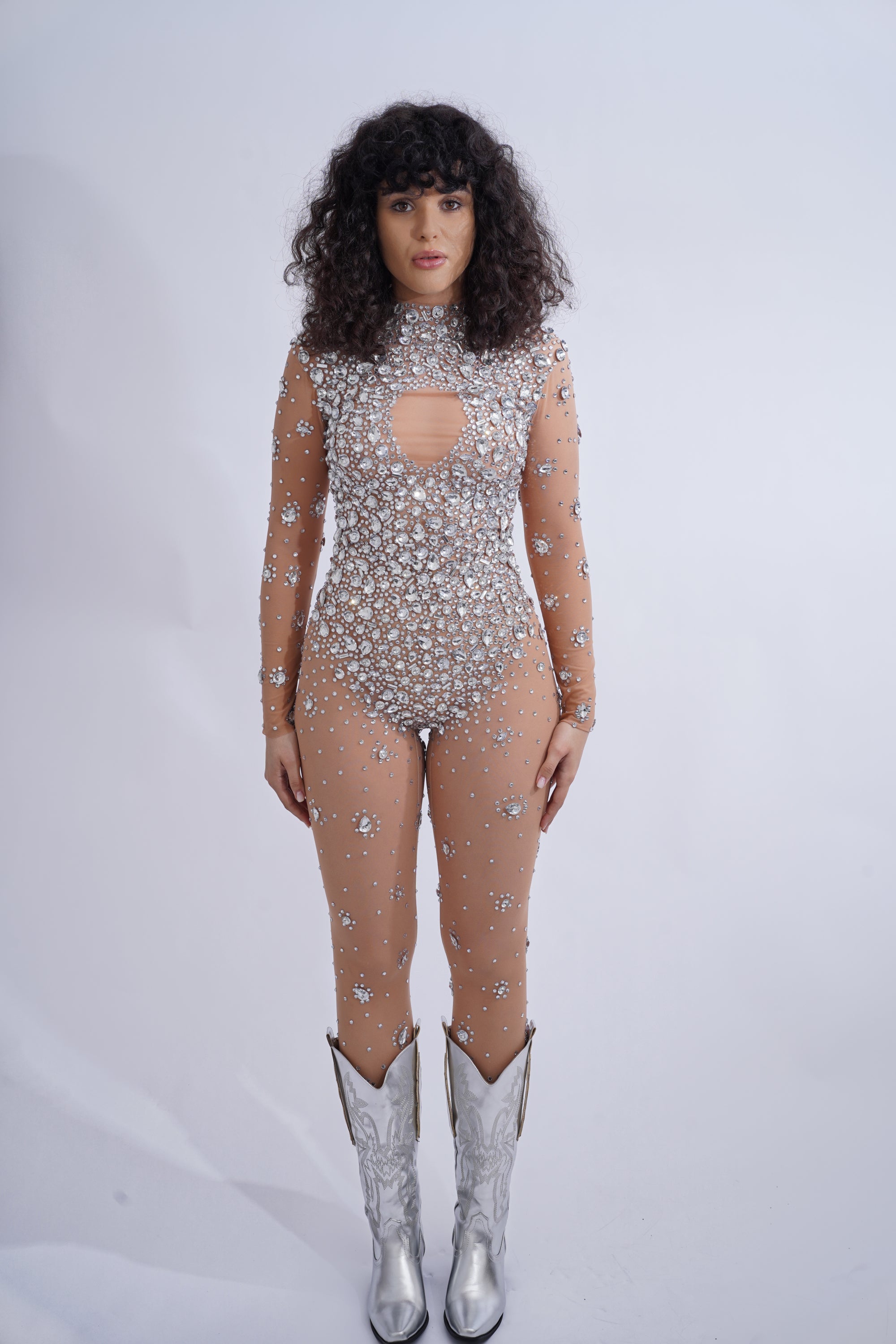 Diamond Sheer Catsuit