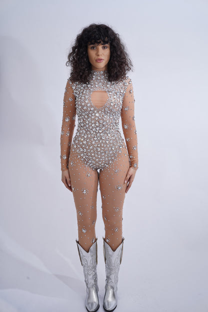 Diamond Sheer Catsuit