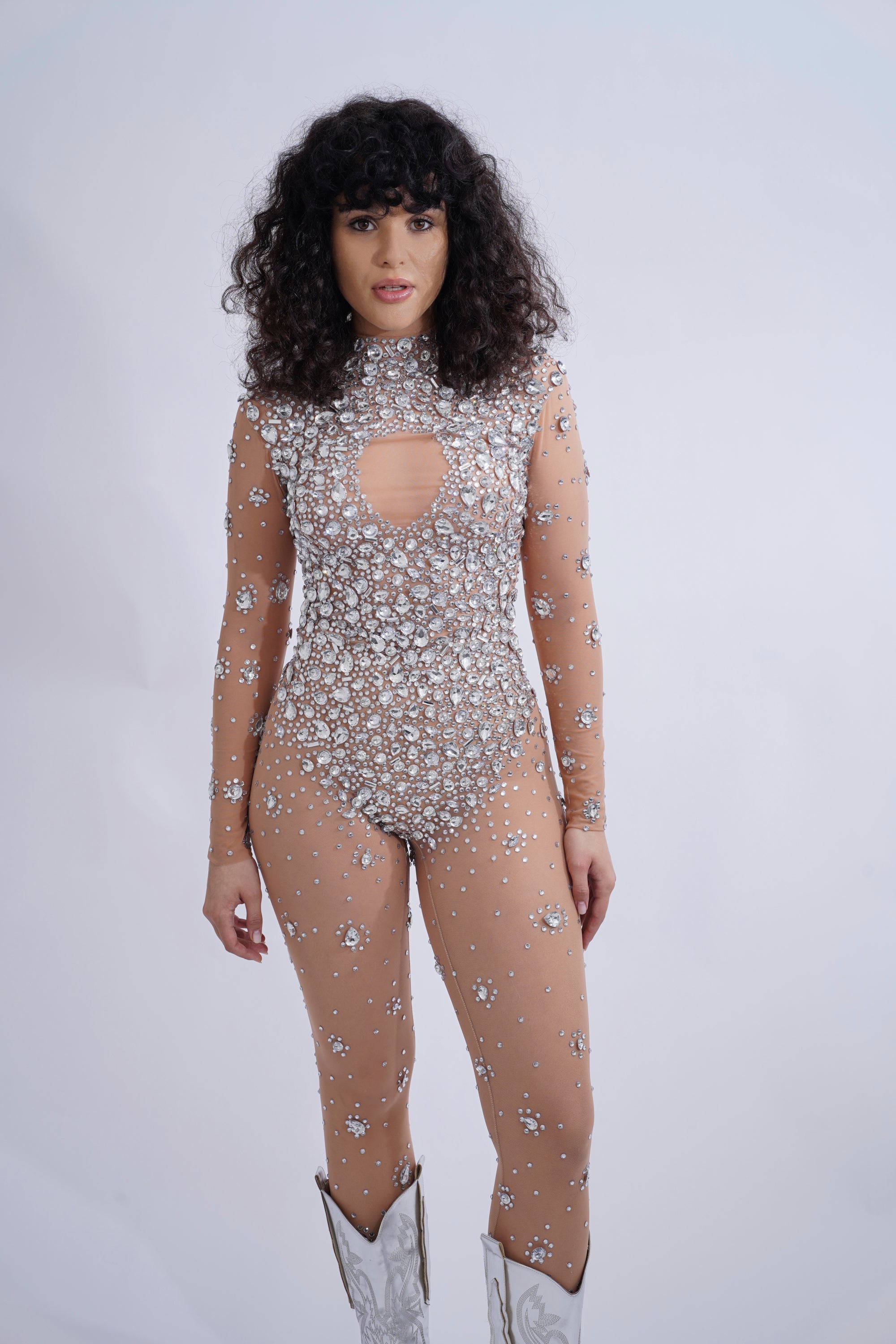 Diamond Sheer Catsuit