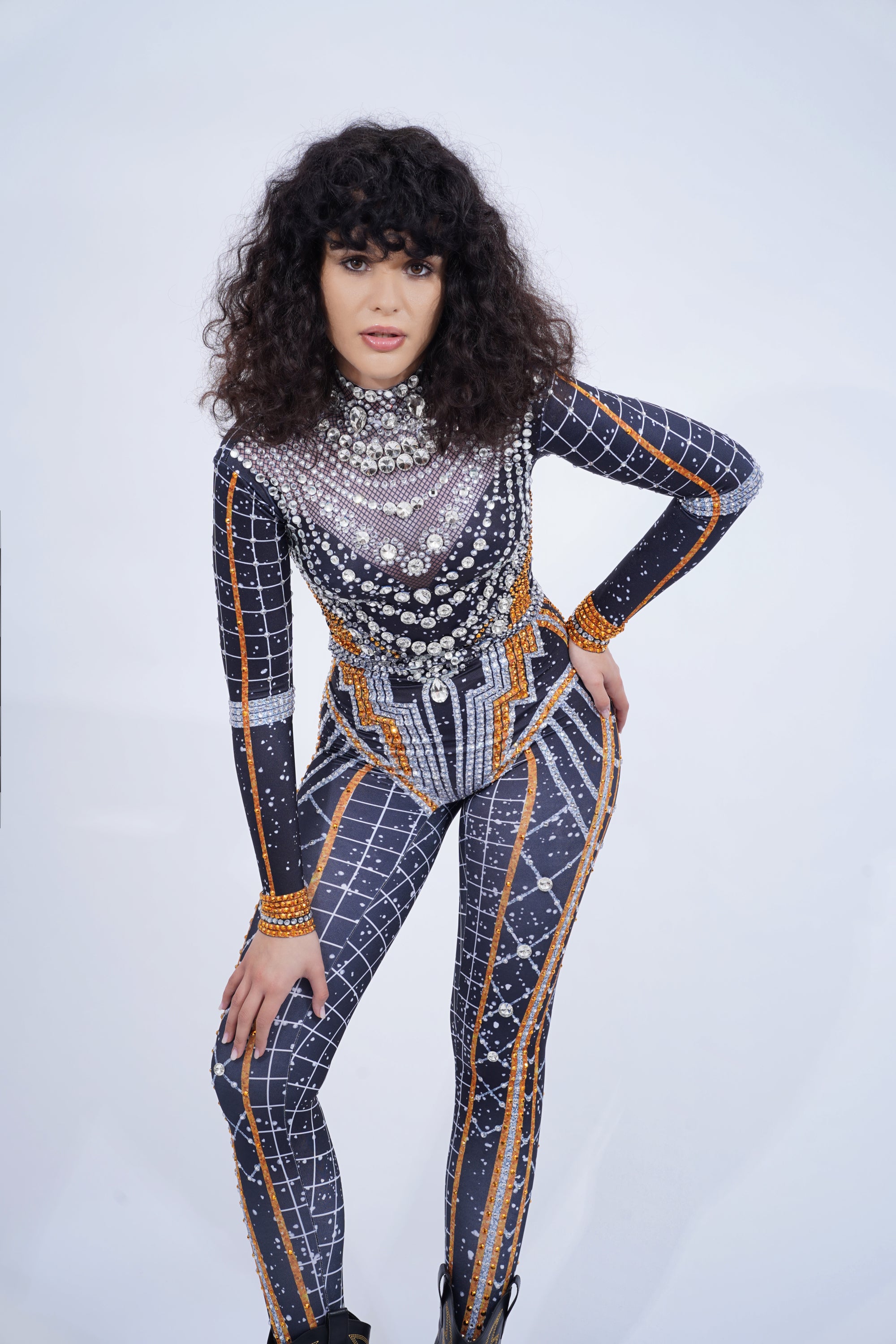 Luxury Crystal Jumpsuit