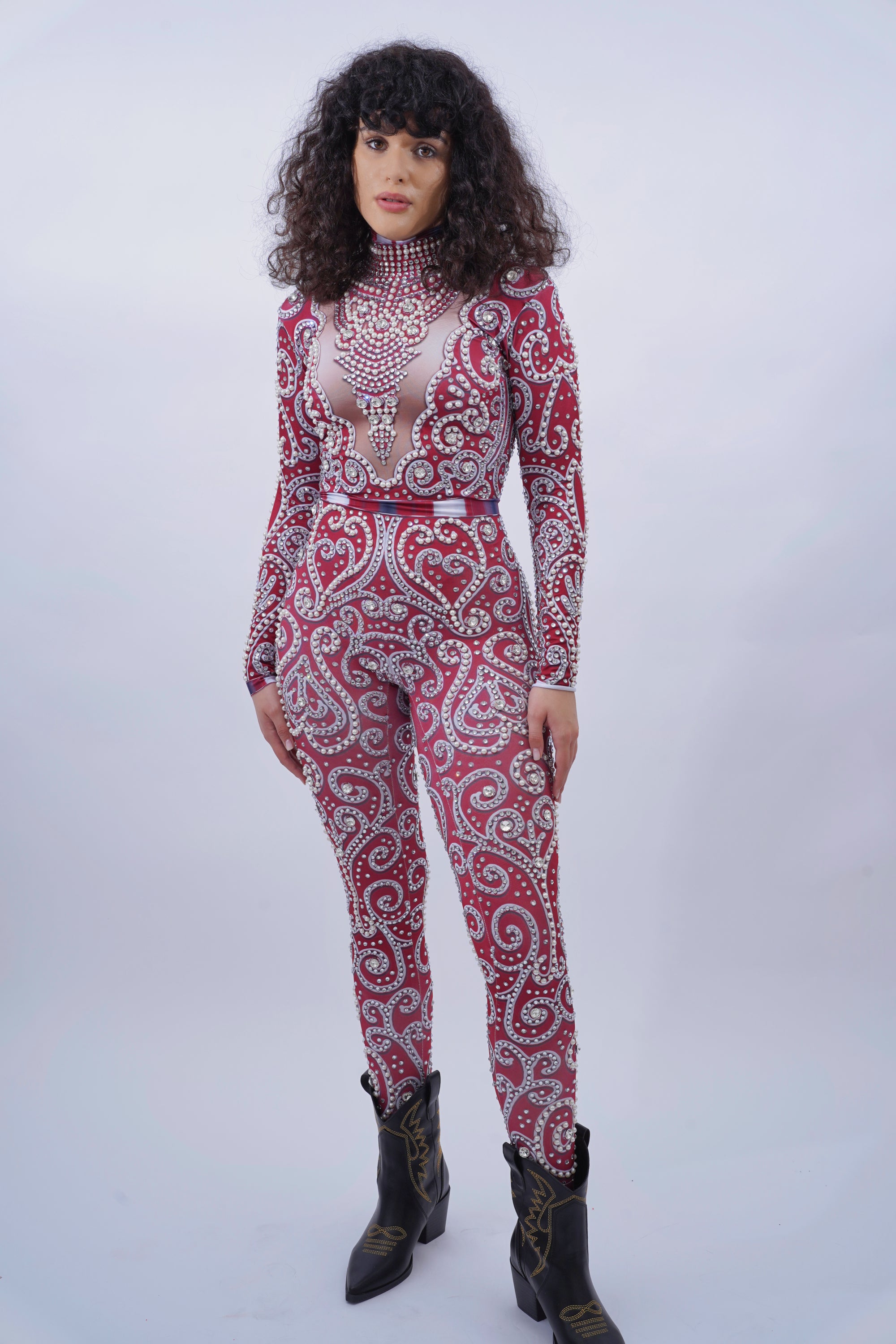 Embellished Festival Jumpsuit