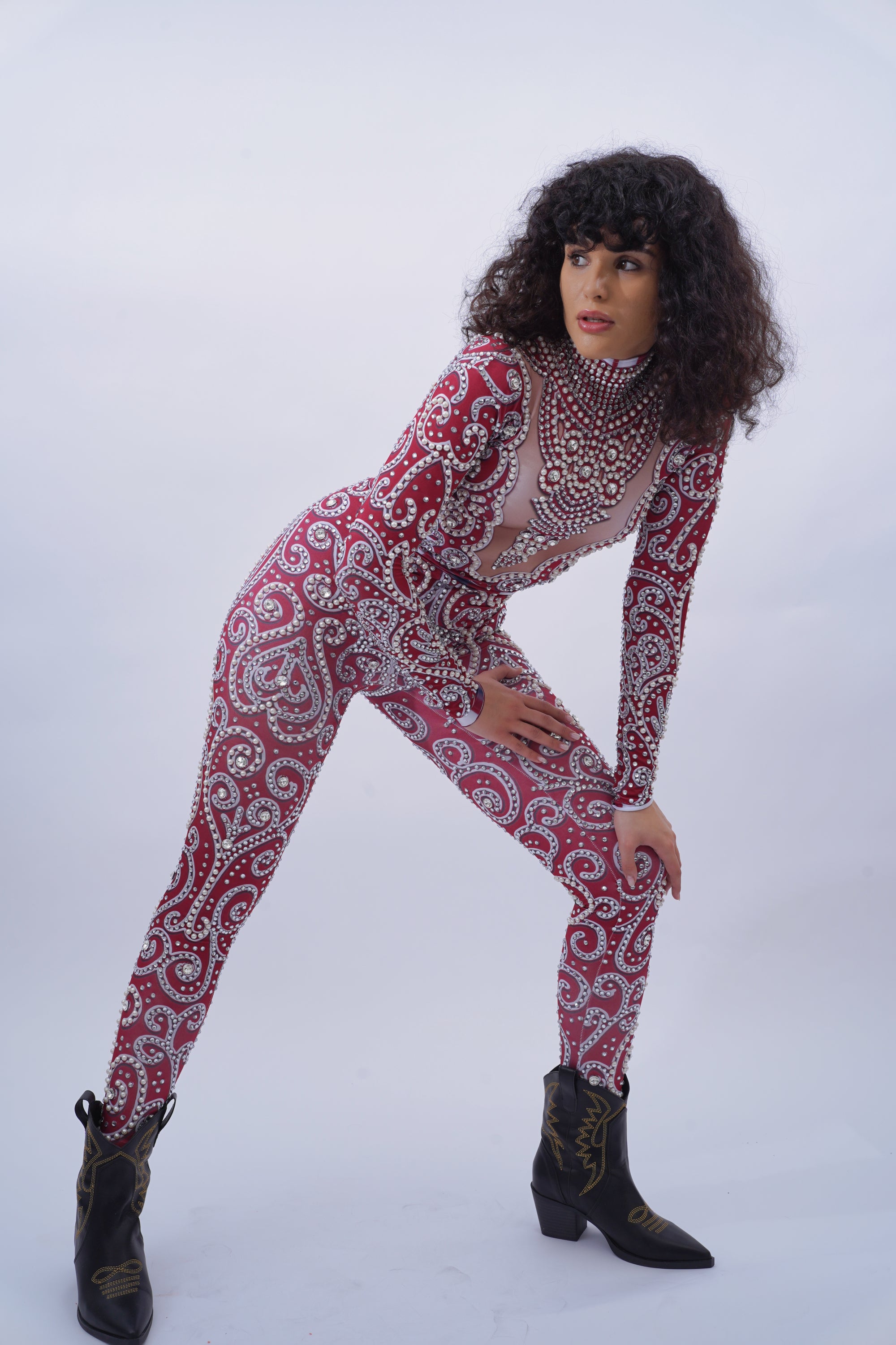 Embellished Festival Jumpsuit