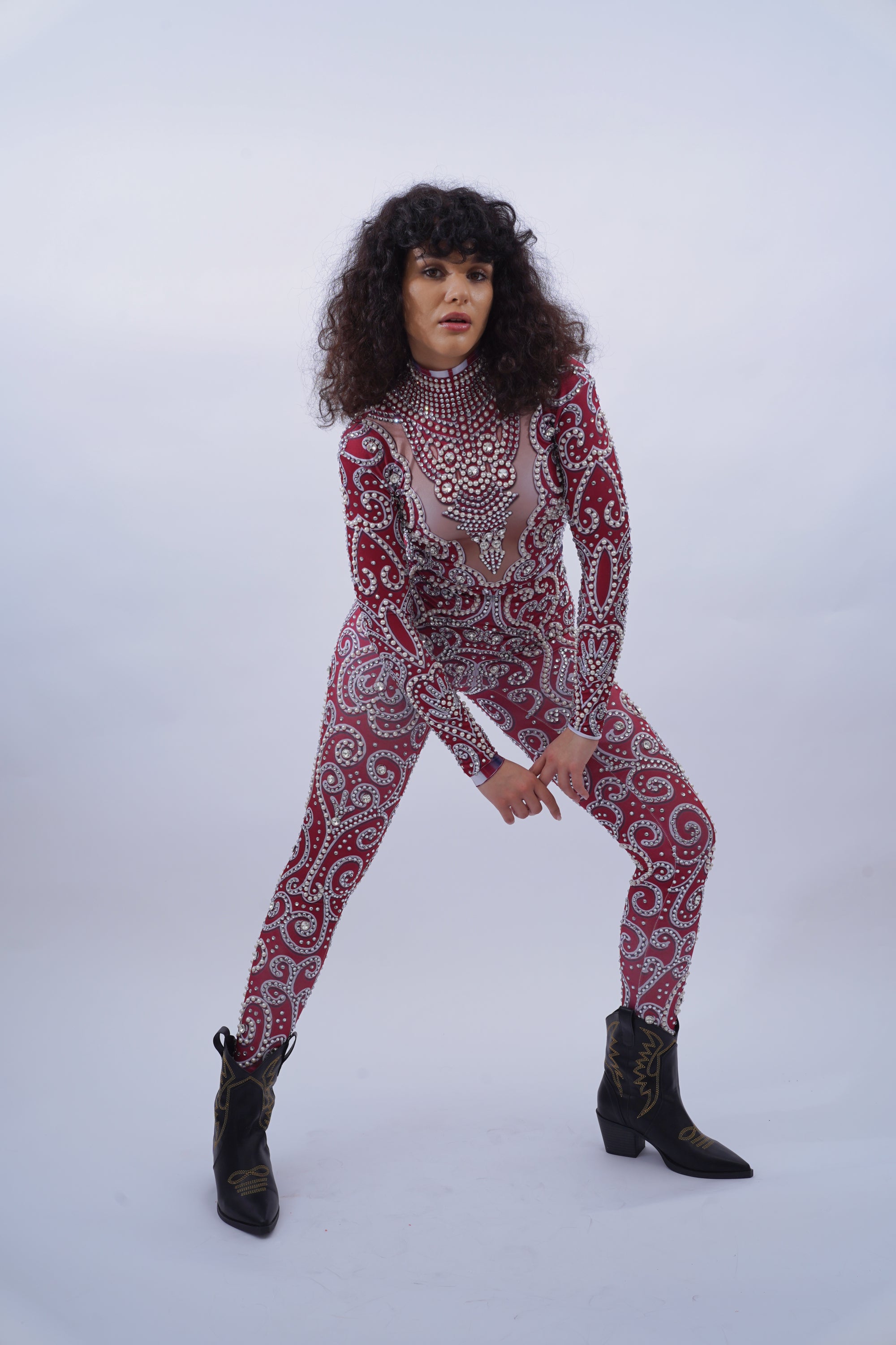 Embellished Festival Jumpsuit
