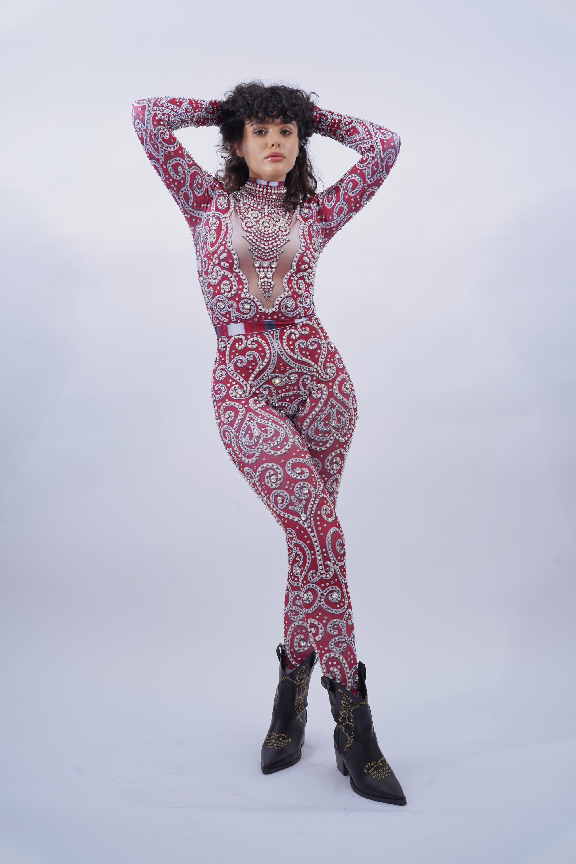 Embellished Festival Jumpsuit