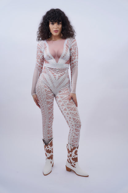 Bridal Wedding Catsuit
