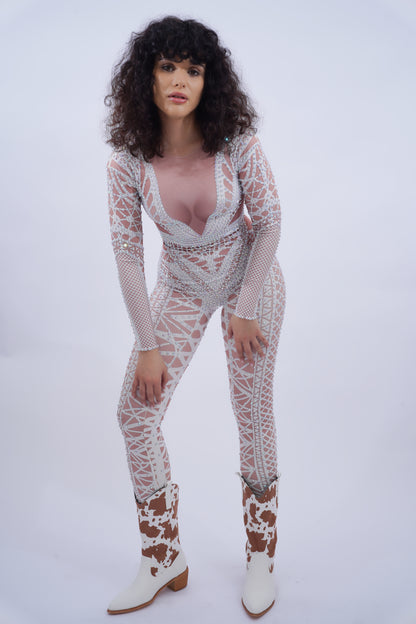 Bridal Wedding Catsuit