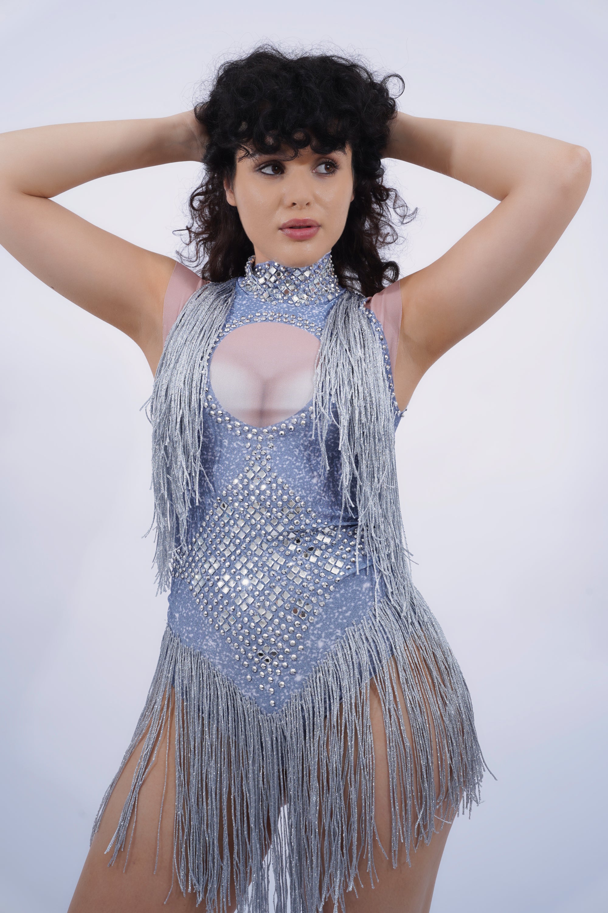 Glitter Rhinestone Bodysuit