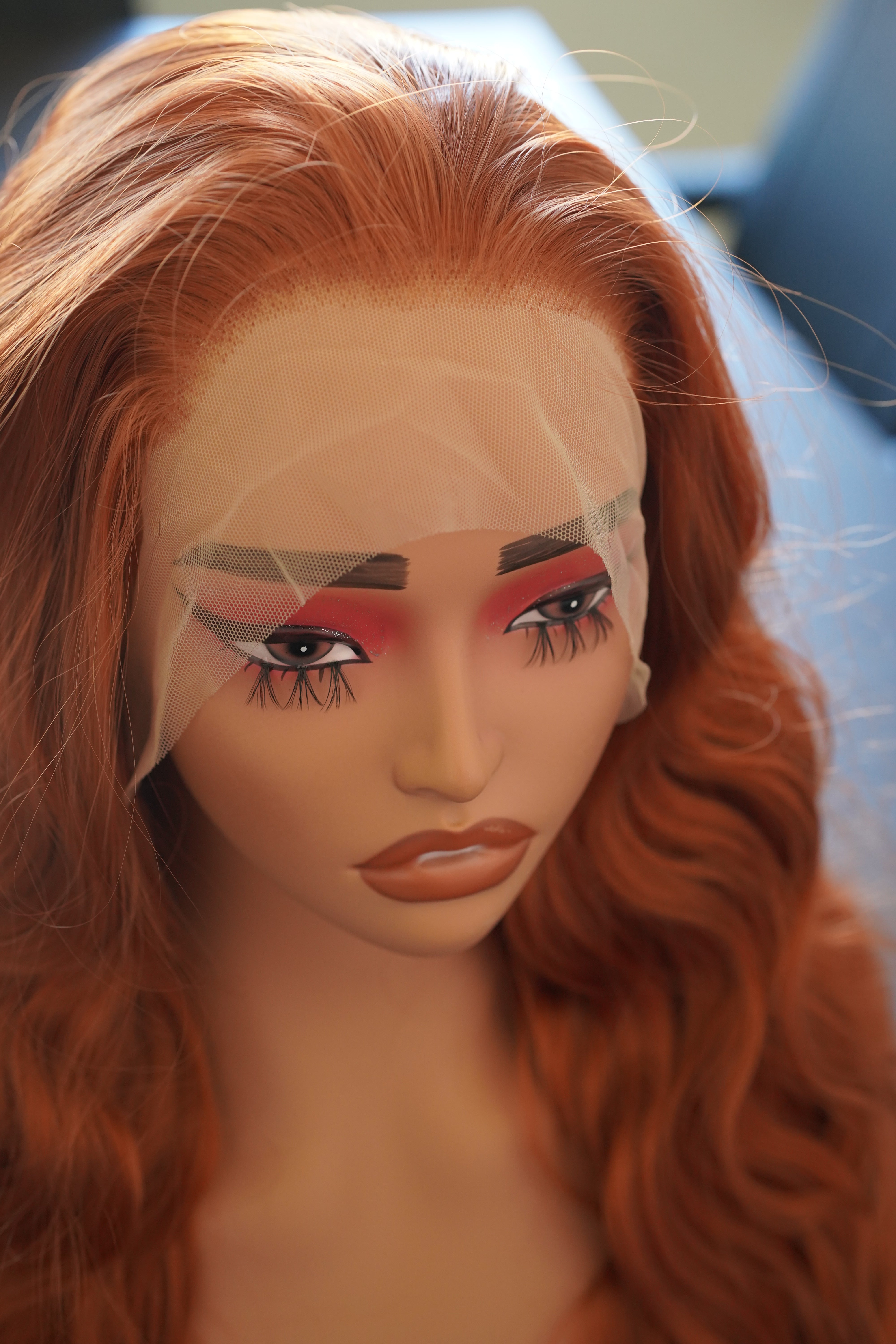 13x4 Ginger Lace Front Wig Cosplay Merida Wig Glueless Wig