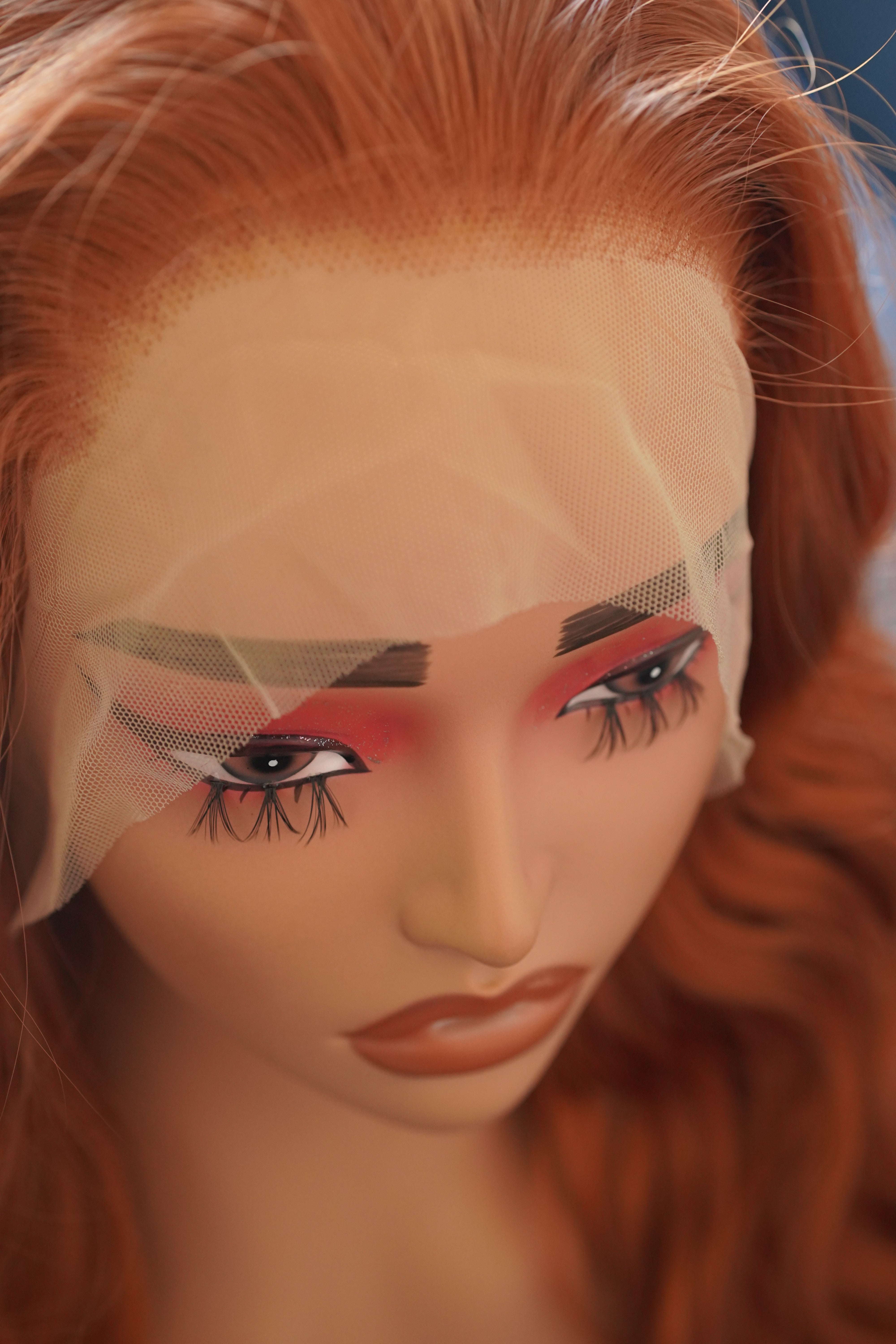 13x4 Ginger Lace Front Wig Cosplay Merida Wig Glueless Wig