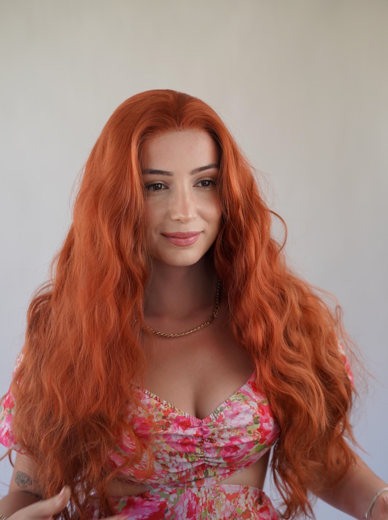 13x4 Ginger Lace Front Wig Cosplay Merida Wig Glueless Wig