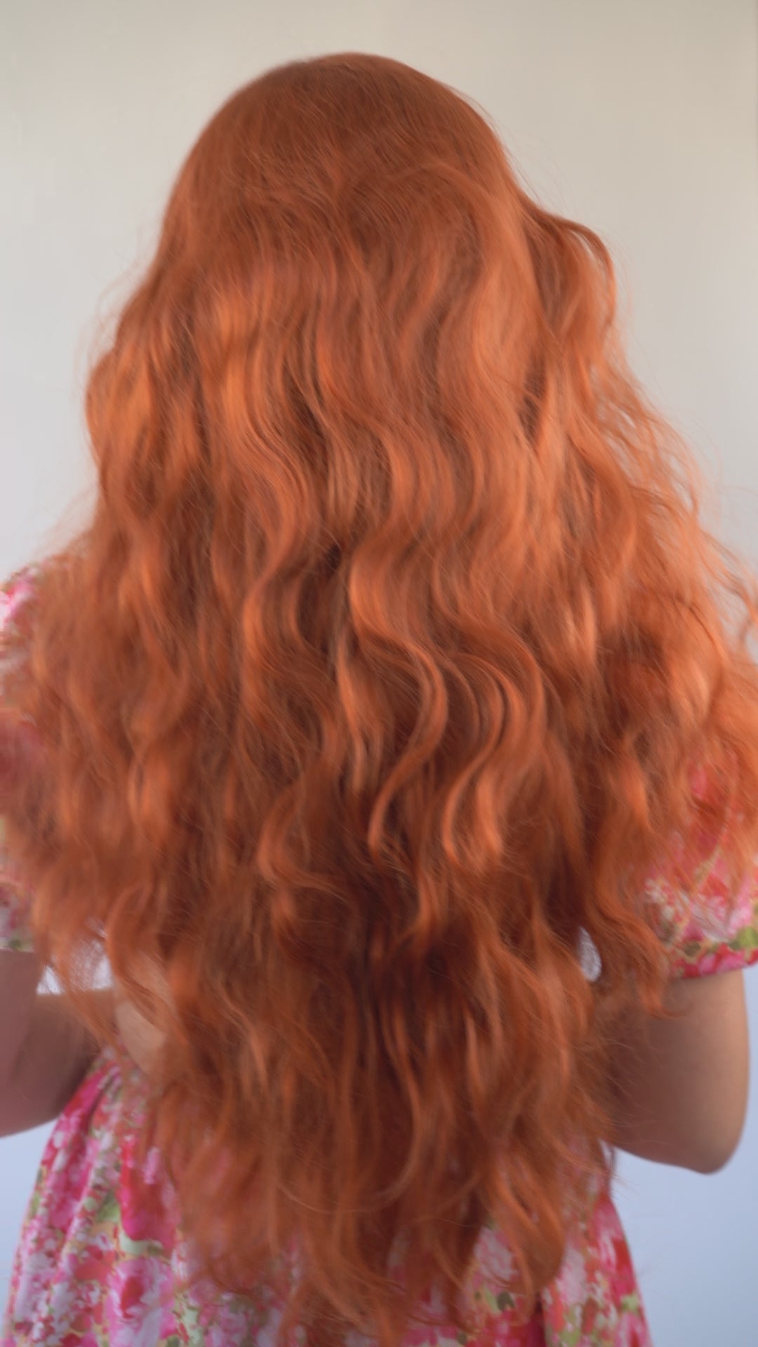13x4 Ginger Lace Front Wig Cosplay Merida Wig Glueless Wig
