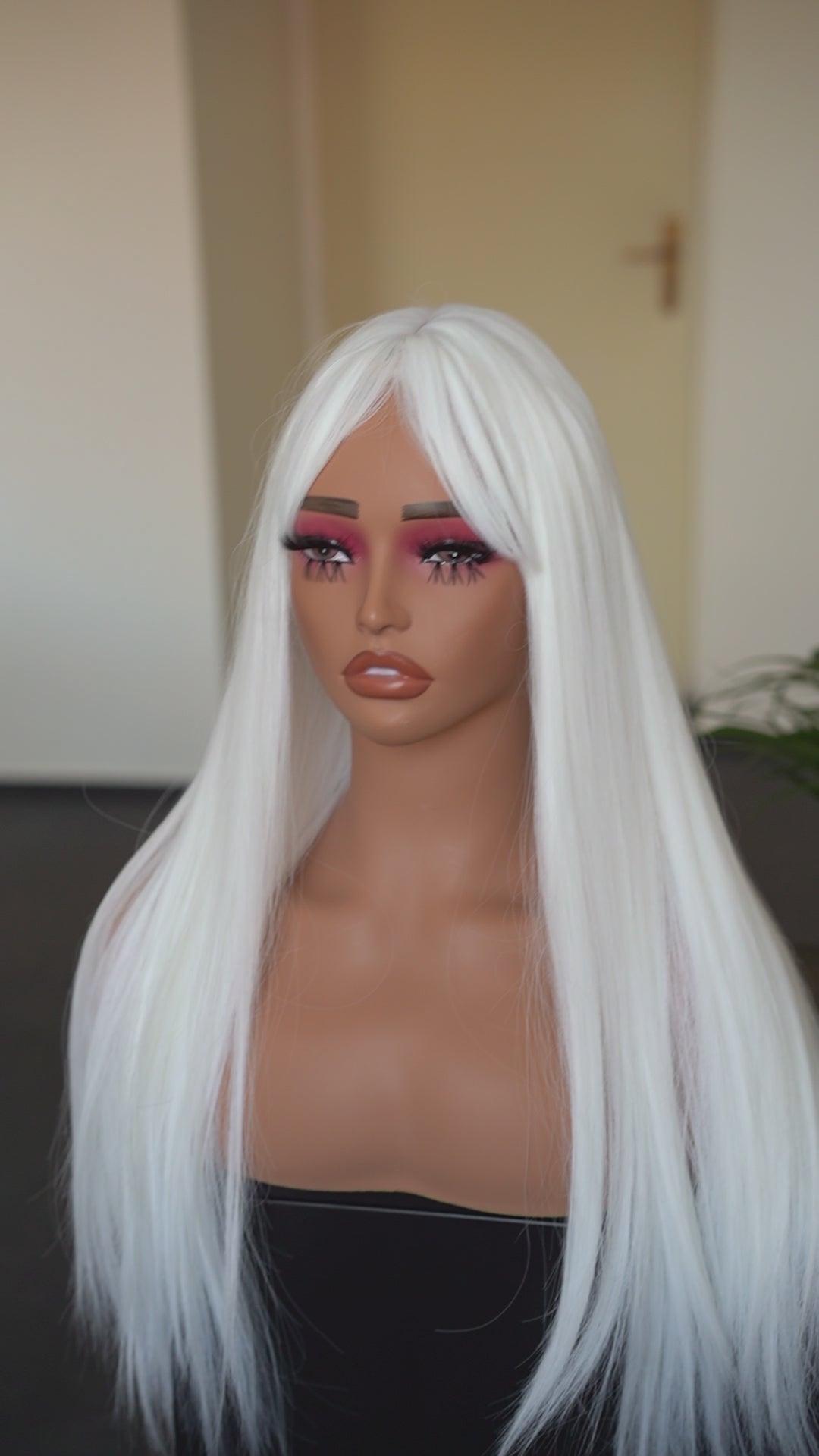 Pearl White Wig Cosplay Wig Elf Wig Silver Lace Front Wig Silver Wig